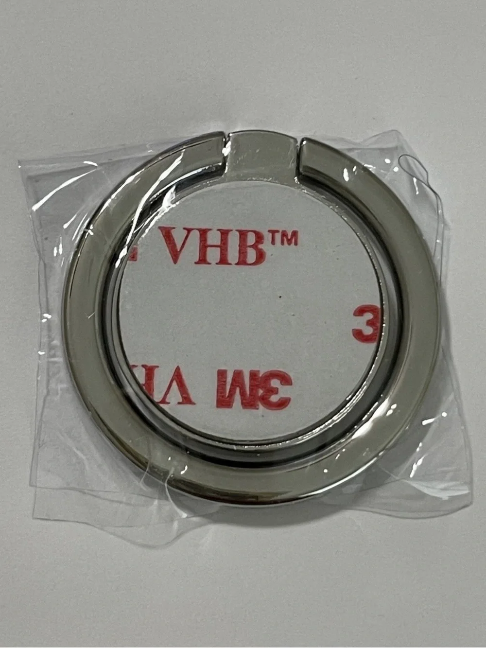 Dior Silver Metal Round Keyring Holder